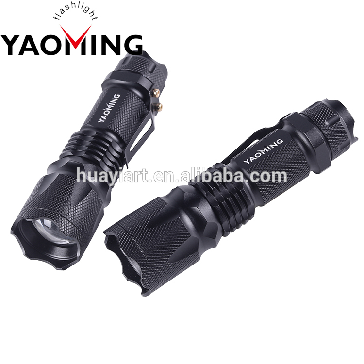 Super Brightest High Power Zoom Mini Led J5 Tactical Flashlight