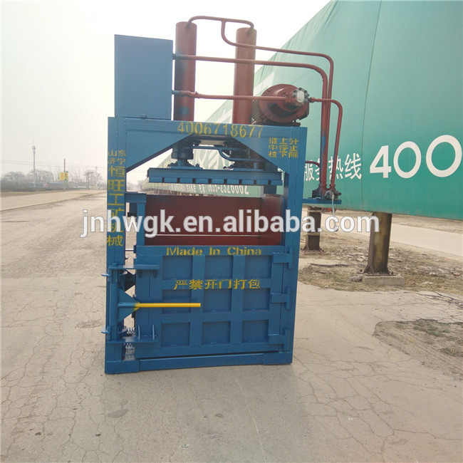 Small 8T 10T 20 T pressure hydraulic waste paper bailing machine