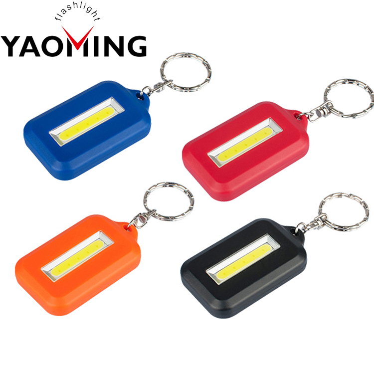 2018 New Product 2*CR22 COB LED Light Mini Flashlight Keychain