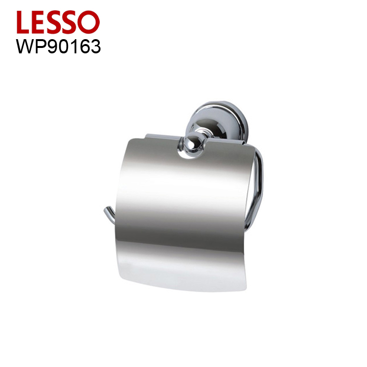 LESSO WP90163 chromed polished chrome wall mounted suction toilet tissue holder