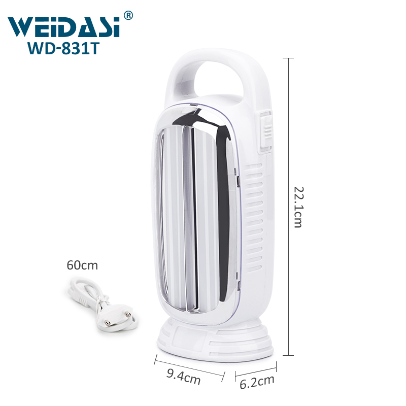 hot sale powerful portable emergency light led rechargeable for outdoor