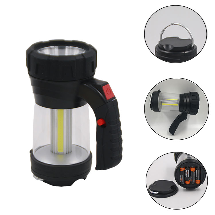 Outdoor Waterproof Portable COB LED Searchlight Hand Held Hiking Search Light