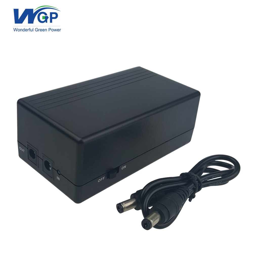 WGP logo DC output ups 12V 2A mini ups for alarm and home security camera system