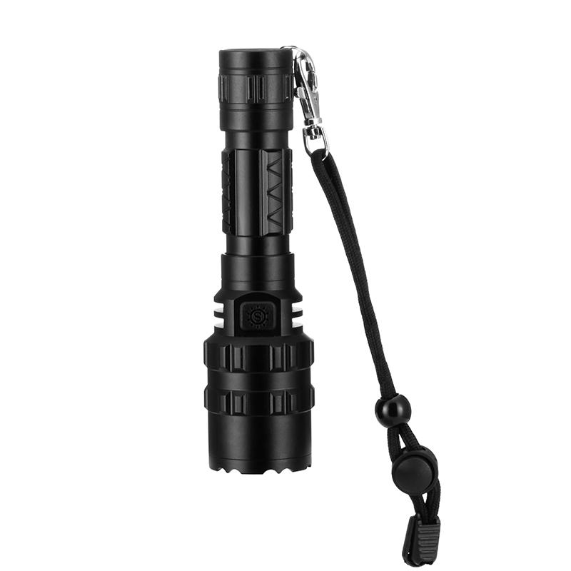 New Aluminum L2 USB Rechargeable Torch Tactical Led Flashlight for Hunting Hiking