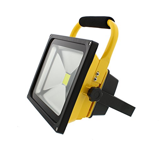 LED Flood Light 30 Watts 1800 Lumens DC5V Indoor/Outdoor IP 65 Waterproof Rechargeable Portable Job Site Work Light