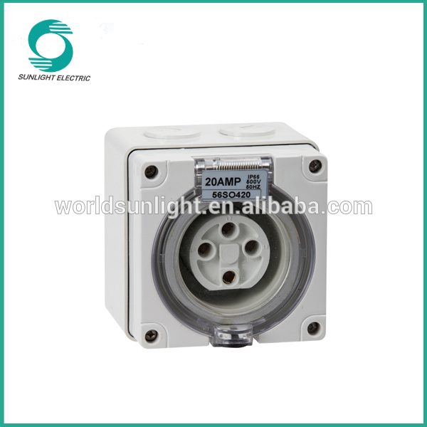 IP66 waterproof explosion proof 250v 500v 10A 13A 15A 20A 32A 40A 50A single phase three phase electric extension socket outlet