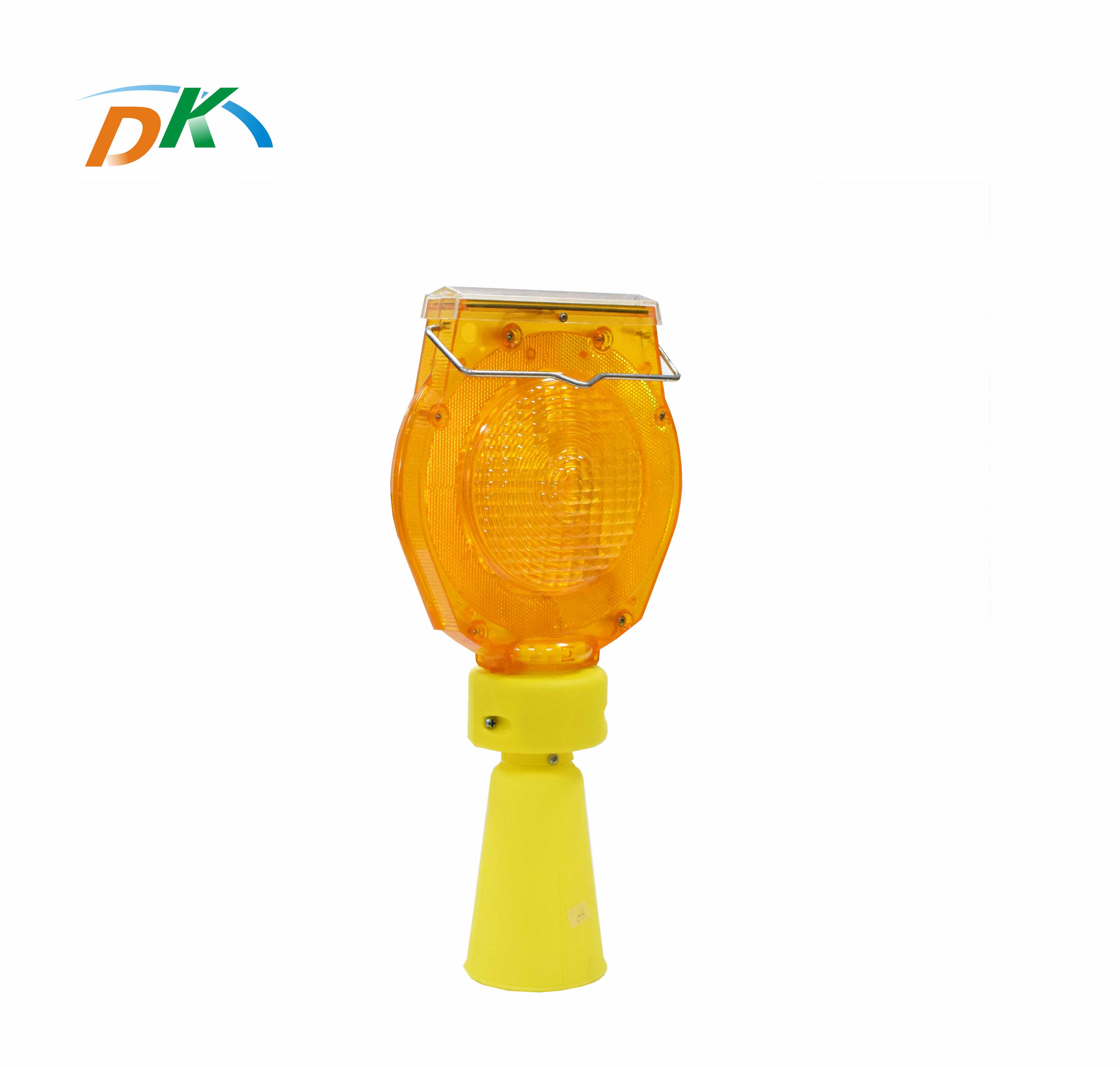 DK LED solar traffic strobe lights emergency blinking barricade warning light