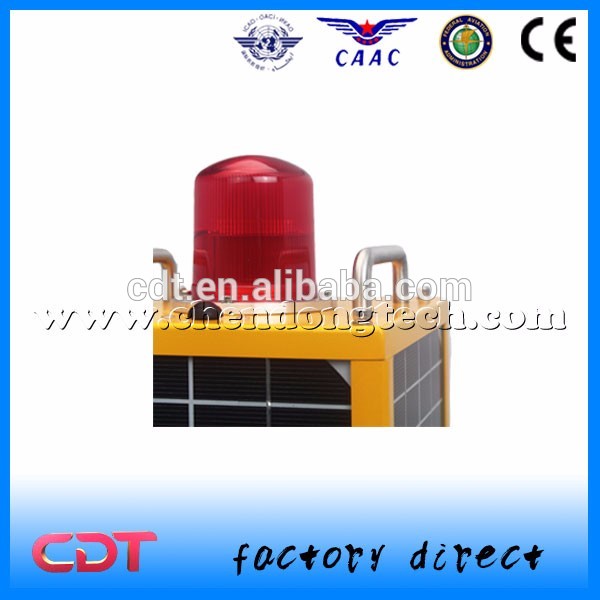 Solar powered low intensity airport beacon CK-11L-T OEM/ODM service 32cd flash/constant aviation lamp