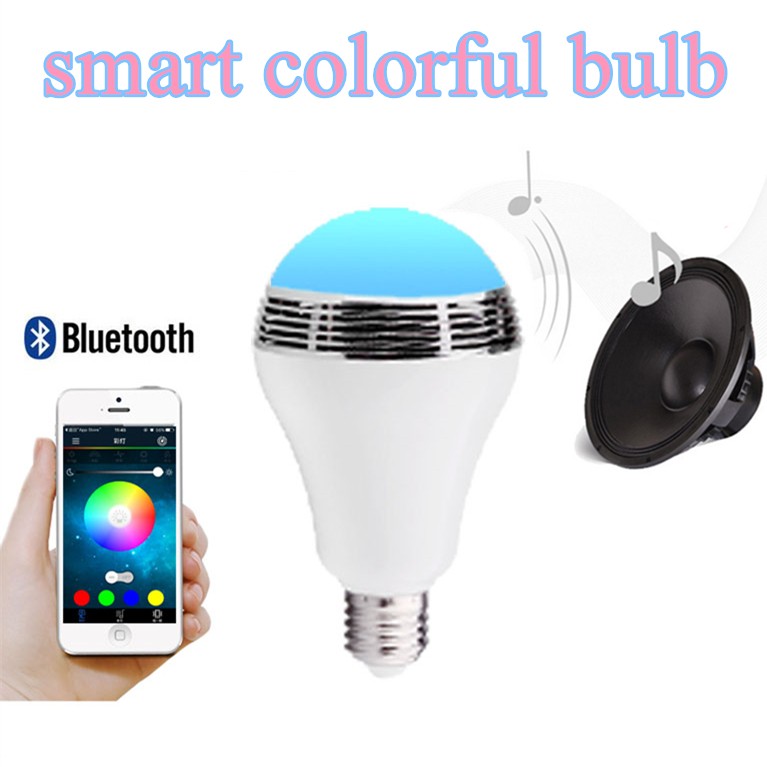 Smart LED Light lamp with Bulb APP Control bluetooth speaker