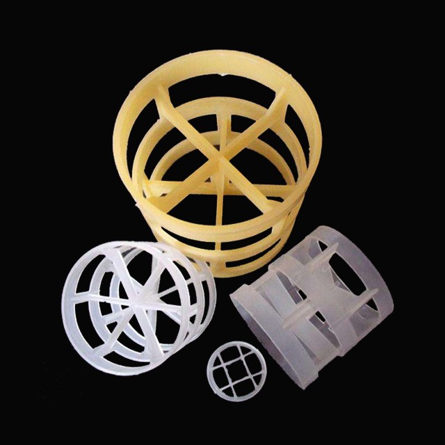 25mm white Plastic pall ring for coal gas industry