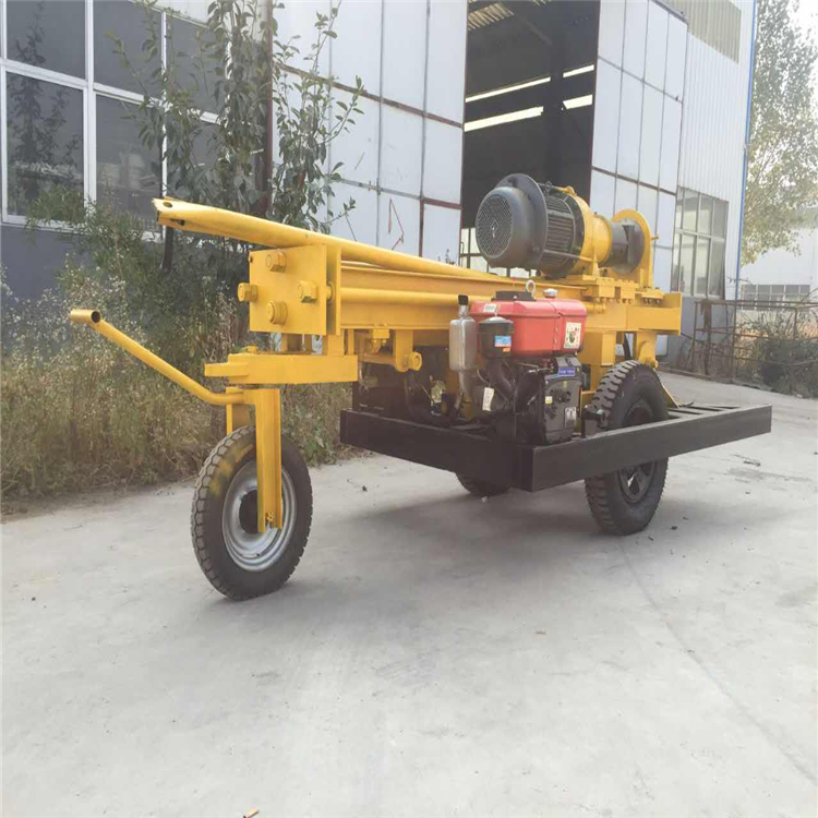 Portable Dth Air Compressor Water Well Drilling Rig Blast Hole Drill Rig For Sale