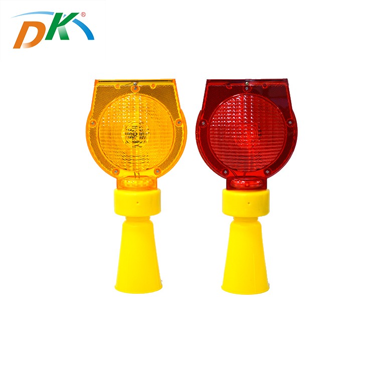 DK Led Cortina Safety Sign Road Solar Barricade Flashing Warning Light