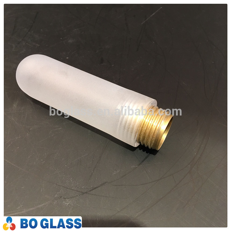 Fused silica high quality cylinder frosted glass tube for sale