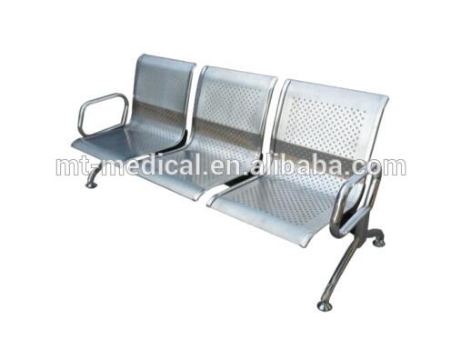 Three seater metal chair hospital waiting chair