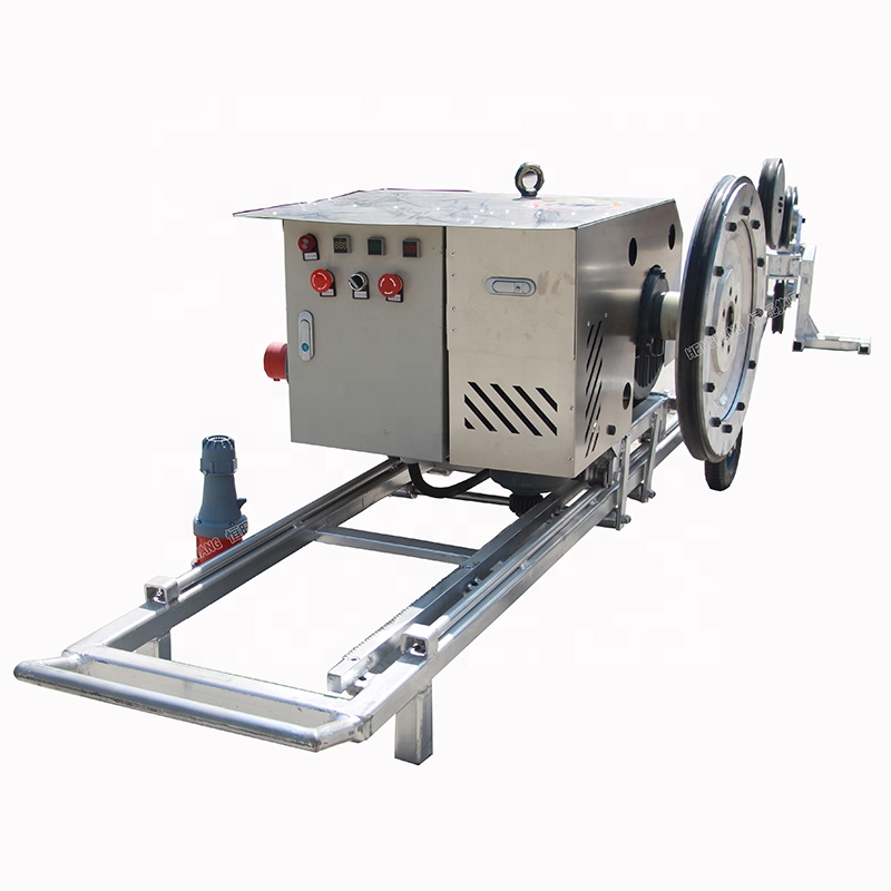 Granite diamond wire saw cutting machine