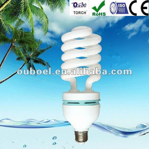 E27/B22 spiral energy saving lamp, warm white 3000H energy saving bulb, 32W 2700K good price halogn CFL