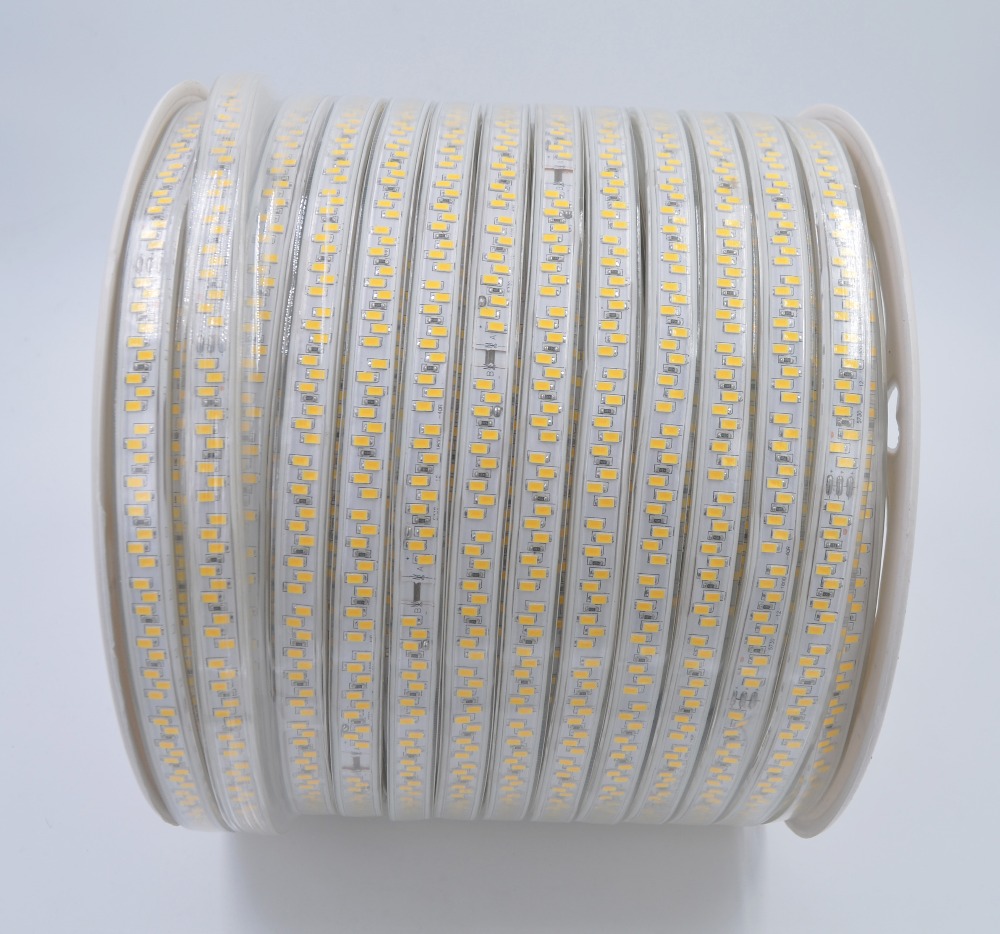 110V 120V 220V 230V 5730 LED Strip 220V 230V 120leds/m Flexible tape rope Light