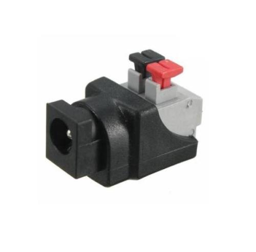 led Screwless Terminals DC 5.5x2.1mm Male Plug CCTV Power Connector,DC Power Male Connector