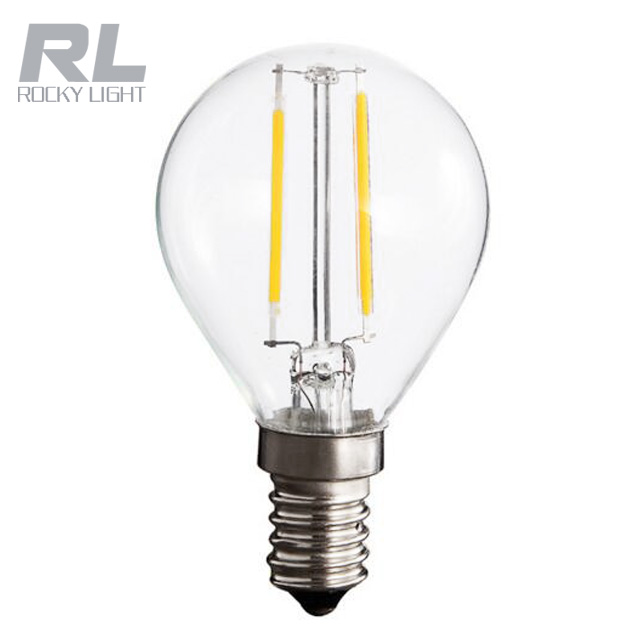 4W 6W E27 led filament bulb 6000K Dimmable G45 G80 G125 LED glass bulb lamp with IC driver