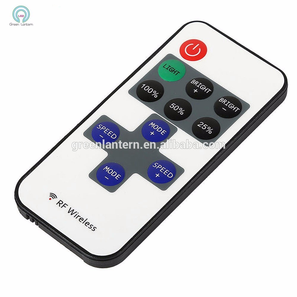 11-key RF Wireless Remote DC 5V-24V mini LED Controller