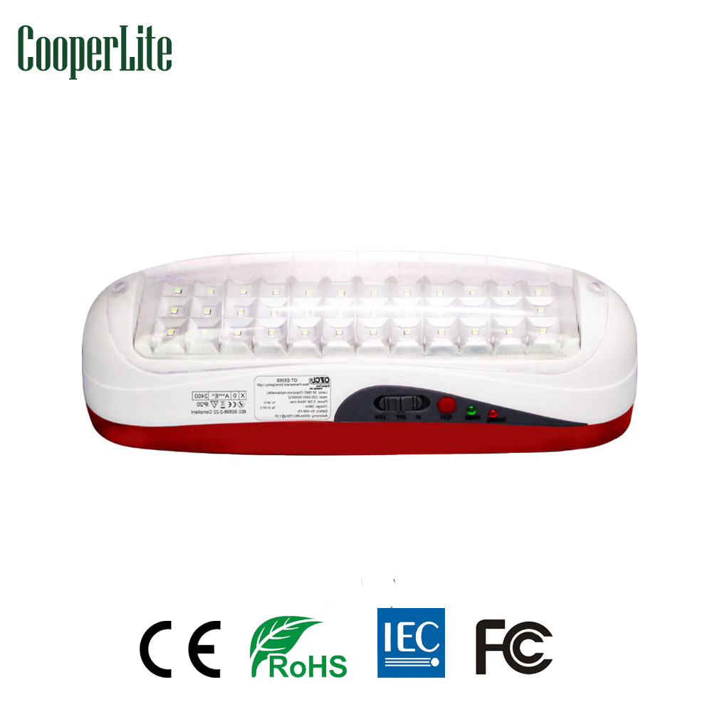 CooperLite Multifunction 36 led rechargeable emergency light for home with test button