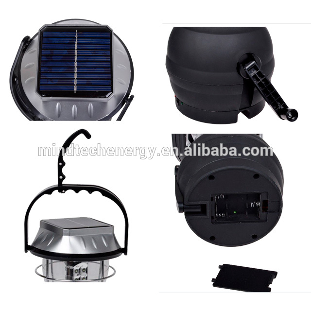 36pcs led light hand crank charger solar camping light