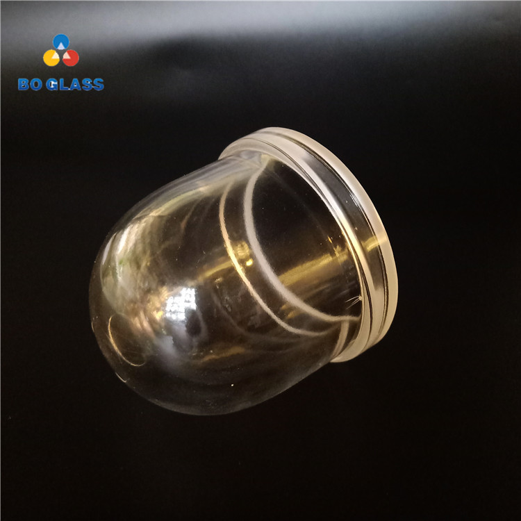 Customized Molded Pressed Clear Round Glass Dome House