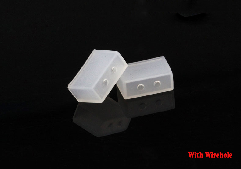 Silicon clip, end caps use for SMD 5050 3528 3014 5630 ws2801 ws2811 ws2812b waterproof led strip light non-2--4 hole