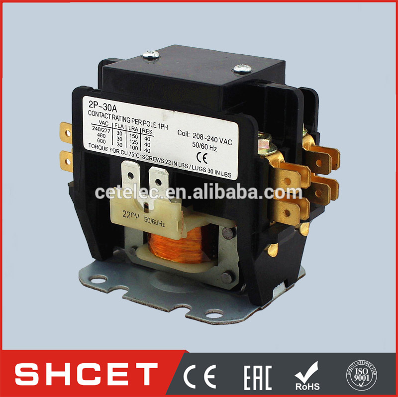 CJX9-1P 20A IEC/EN 60947-4-1 Standard Air Conditioning Magnetic Contactor