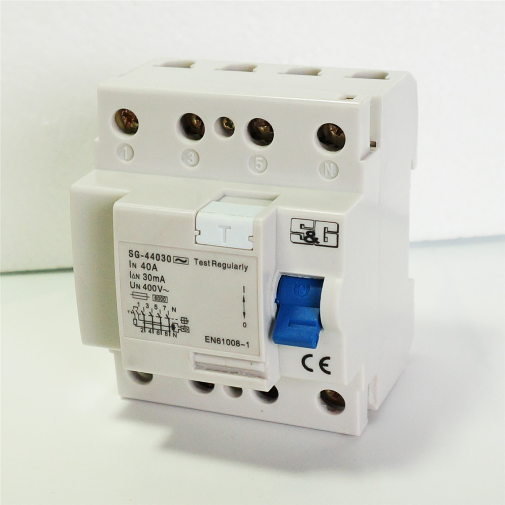 F360 4P elcb price 4p 100amp rccb Residual Current Circuit Breaker