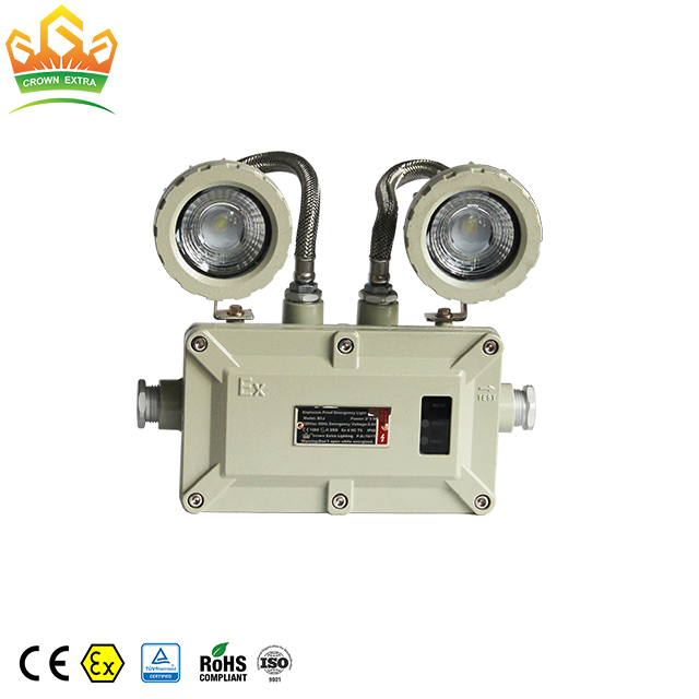 intrinsically safe explosion proof emergency twin spot light