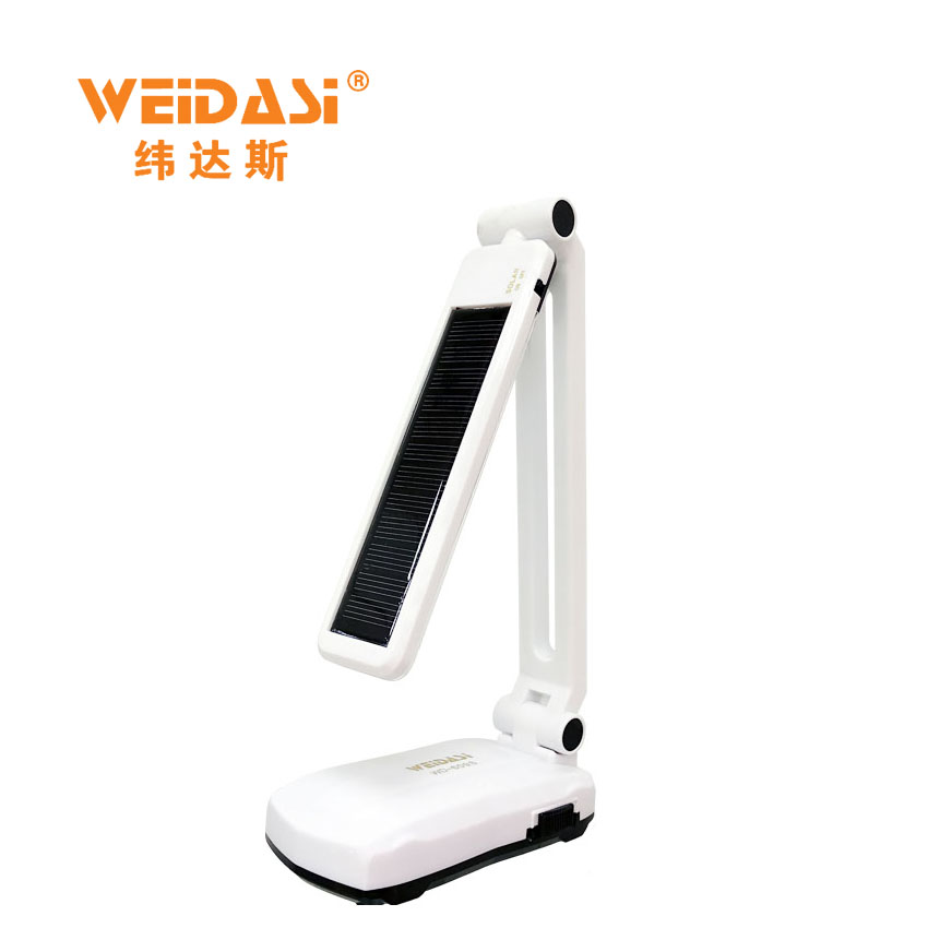 jieyang indoor folding rotating head solar powered reading lamp with high quality