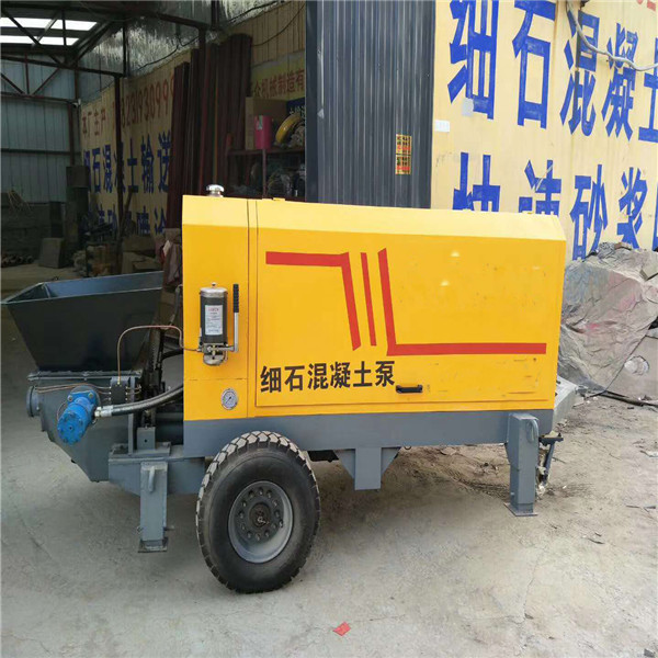 Stationary pumping concrete machine diesel  pumpcrete price