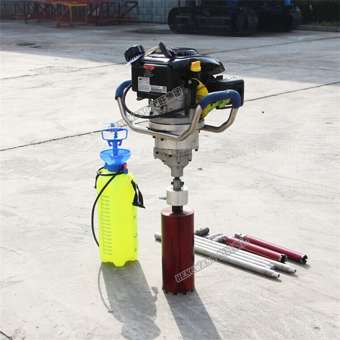 Hengwang brand Gasoline backpack core drill portable mine machine diamond drill rig