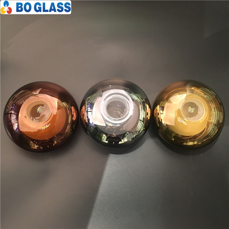 G9 screw electroplated glass ball lampshade, glass ball lighting covers