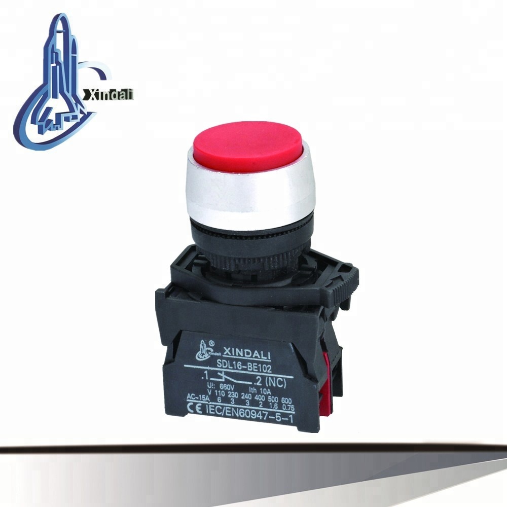 high quality push button switch/emergency push button switch XDL21-BL42