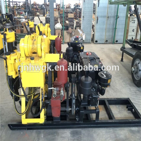 Diesel engine water well drill rig /small portable diesel water well drilling machines