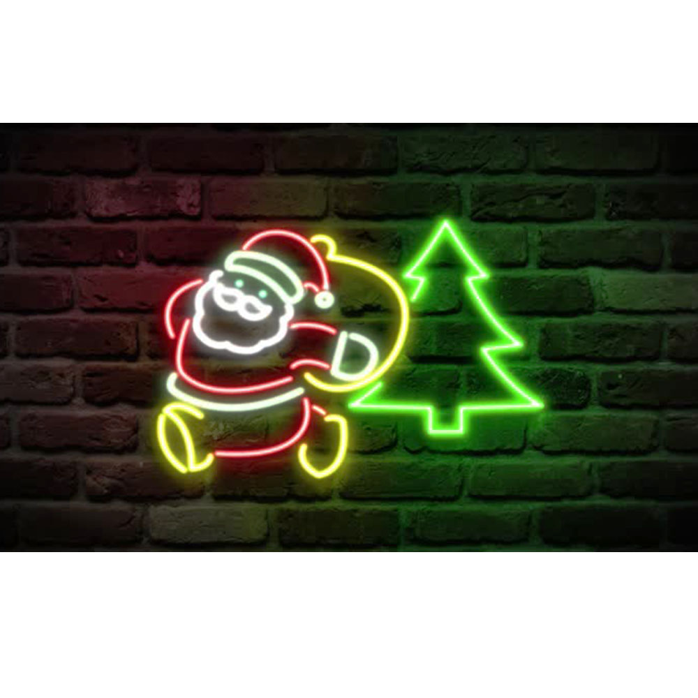 outdoor christmas decoration neon sign image hustle neon flex signage neon christmas light