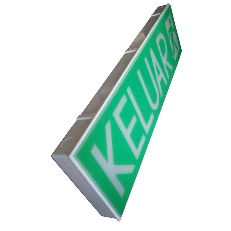 CE ABS Housing Exit Sign Lighting Three Hours