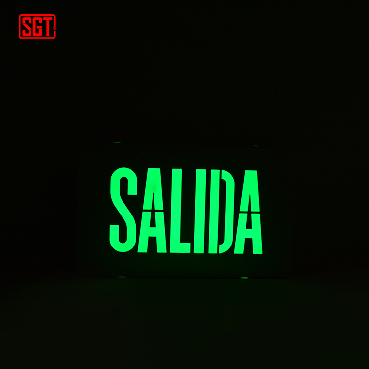 America standard battery backup led salida emergency exit sign light