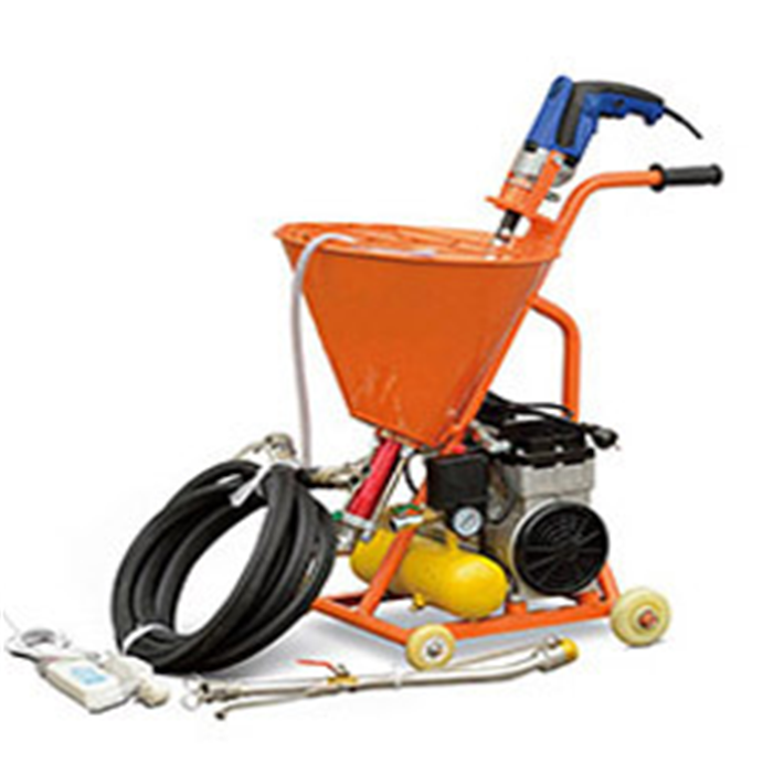 Electric cement mortar plastering spray machine
