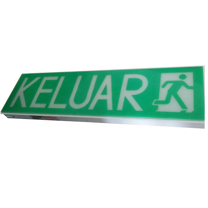 CE ABS Plastic Housing Rechargeable LED Emergency Exit Sign