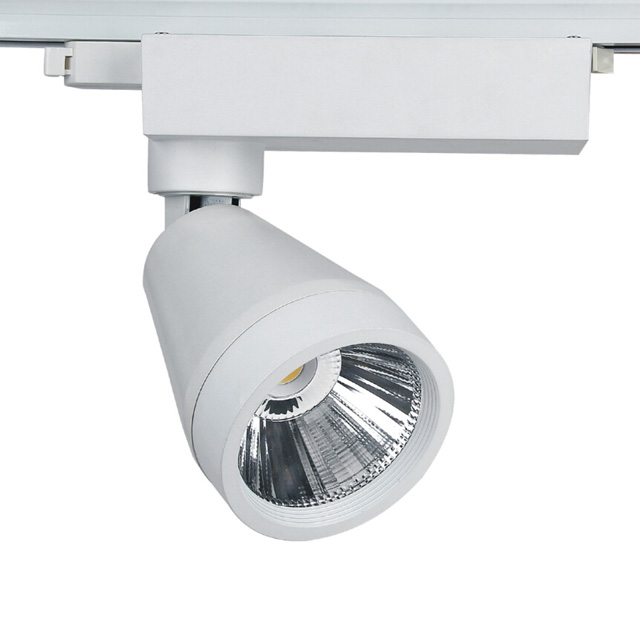 Hot sale LED track light 85-265V 20W 30W COB Aluminum LED spot light 6000K dimmable