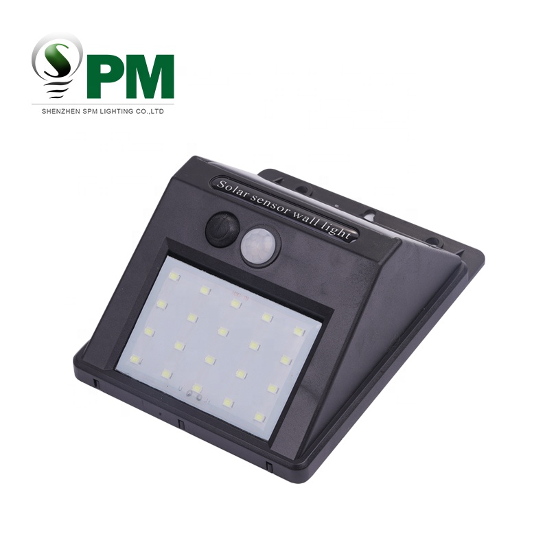 Hot produce road lighting IP65 outdoor led solar motion sensor wall light