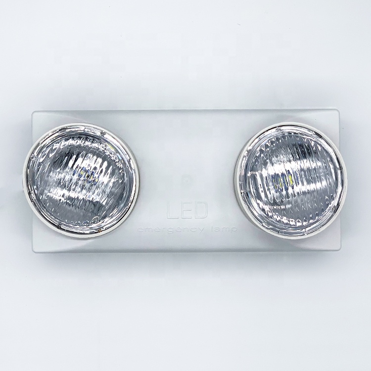 Maintained twin spot emergency lighting spotlights