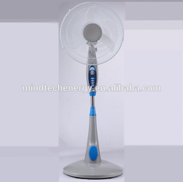 10w Solar DC  brushless rechargeable fan for home