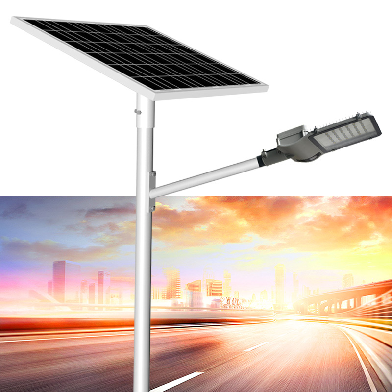 Outdoor high lumens integrated small 30W garden led street solar light