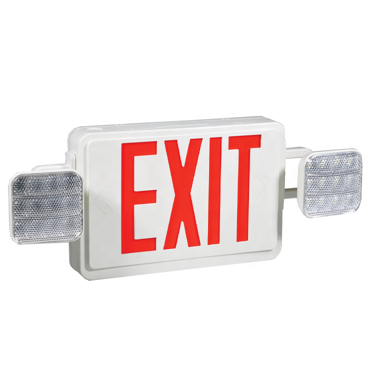 Good quality ABS housing illuminated exit signs emergency lights