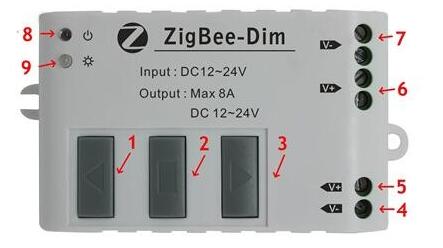 DC12V-24V Zigbee IEEE Zigbee Dimming Controller