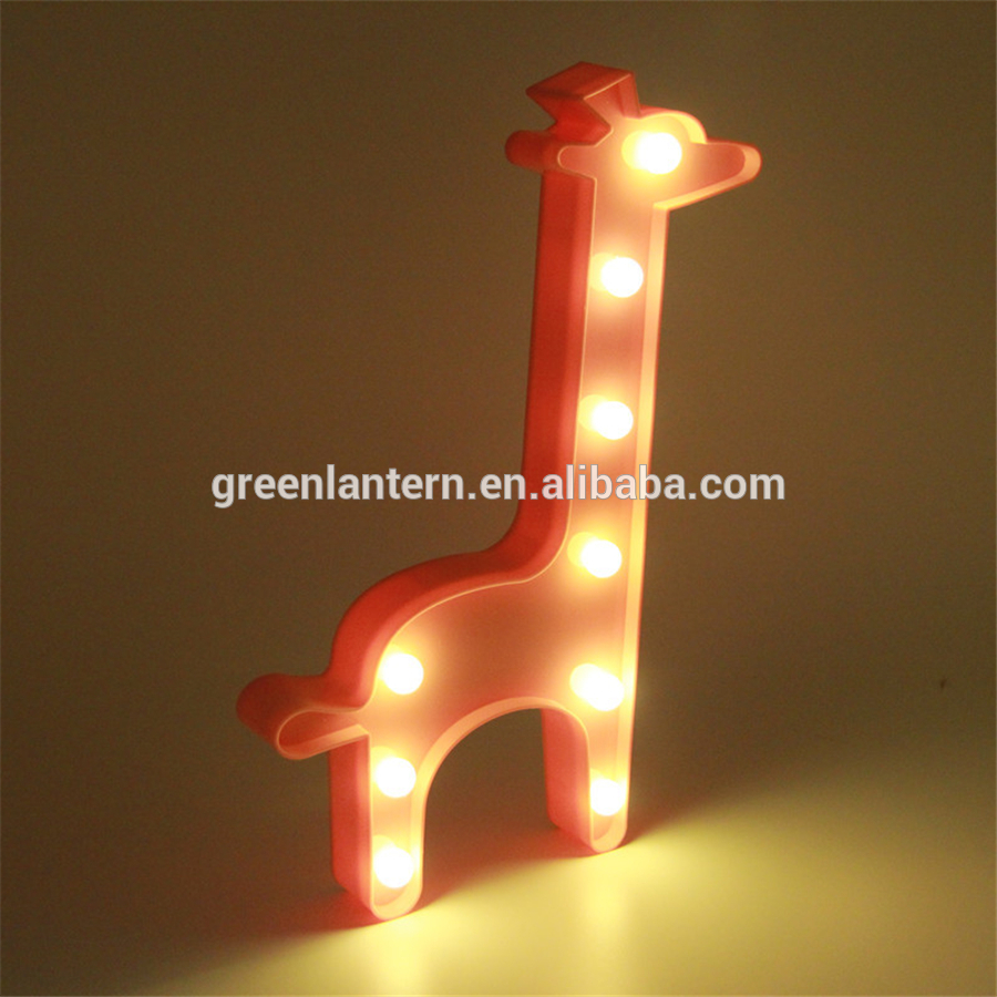 Children Decor Moon Cloud Light 3D Lamp Novelty Luminaria Flamingo Cactus Star Marquee Letter led night light